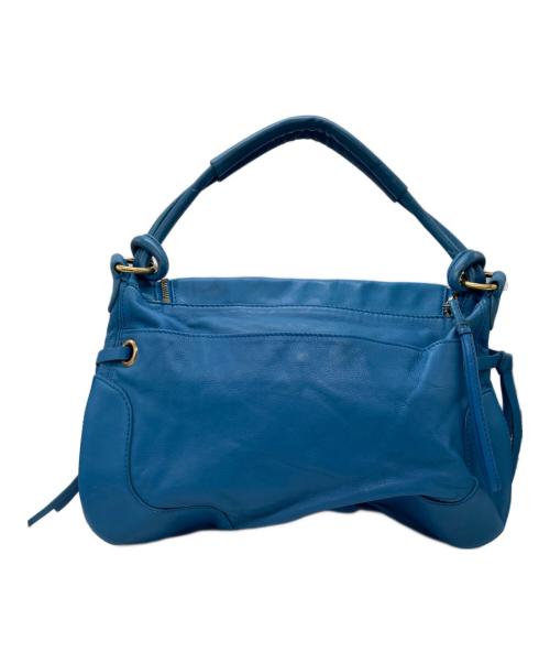 hype（ハイプ）hype (ハイプ) スタッズデザインワンショルダーバッグ ブルーの古着・服飾アイテム