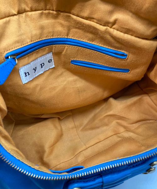 hype（ハイプ）hype (ハイプ) スタッズデザインワンショルダーバッグ ブルーの古着・服飾アイテム