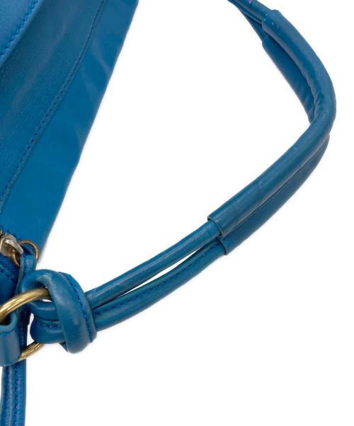 hype（ハイプ）hype (ハイプ) スタッズデザインワンショルダーバッグ ブルーの古着・服飾アイテム