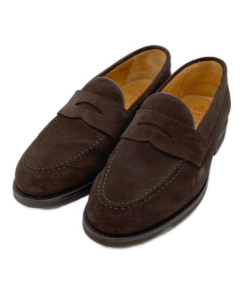 berwick（バーウィック）berwick (バーウィック) コインローファー ブラウン サイズ:SIZE 63.5cm (W25)の古着・服飾アイテム