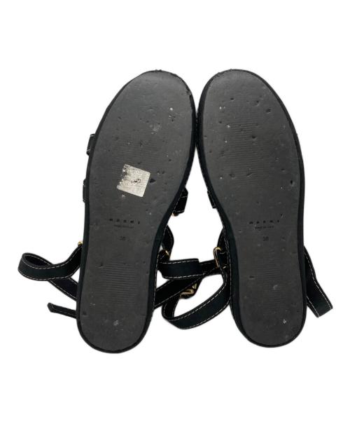 MARNI（マルニ）MARNI (マルニ) サンダル ブラック サイズ:SIZE 38の古着・服飾アイテム