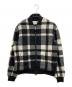 maison kitsune（メゾンキツネ）の古着「Wool Blend Bomber Jacket」｜ホワイト×ブラック