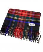 JOHNSTONS OF ELGINジョンストンズオブエルガン）の古着「カシミヤ大判ストール」｜マルチカラー