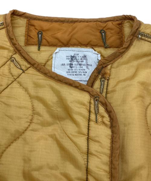 US ARMY（ユーエスアーミー）US ARMY (ユーエスアーミー) M-65ライナー イエロー サイズ:Mの古着・服飾アイテム