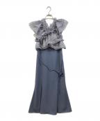 Rirandtureリランドチュール）の古着「2WAYフリルワンピース」｜ブルー