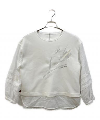 中古・古着通販】MORABITO (モラビト) 切り替えデザインブラウス