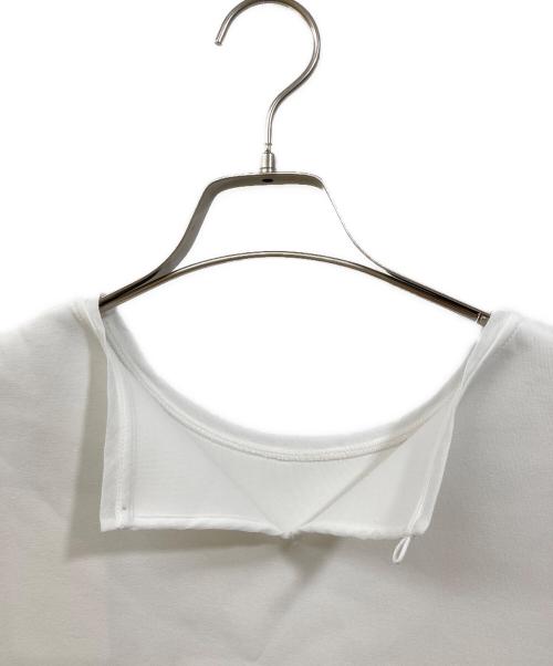 MORABITO（モラビト）MORABITO (モラビト) 切り替えデザインブラウス ホワイト サイズ:SIZE 38の古着・服飾アイテム