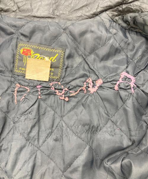 Reed Sportswear（リードスポーツウェア）Reed Sportswear (リードスポーツウェア) フリンジレザージャケット ブラック サイズ:サイズ表記無しの古着・服飾アイテム