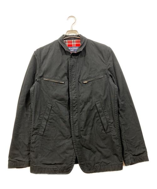 COMME des GARCONS HOMME（コムデギャルソン オム）COMME des GARCONS HOMME (コムデギャルソン オム) ジップテーラードジャケット ブラック サイズ:Lの古着・服飾アイテム