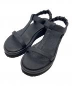 BEAUTY&YOUTHビューティーアンドユース）の古着「Tストラップサンダル」｜ブラック