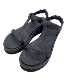 BEAUTY&YOUTH（ビューティーアンドユース）の古着「Tストラップサンダル」｜ブラック