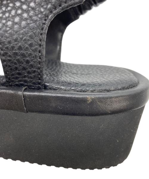 BEAUTY&YOUTH（ビューティーアンドユース）BEAUTY&YOUTH (ビューティーアンドユース) Tストラップサンダル ブラック サイズ:37の古着・服飾アイテム