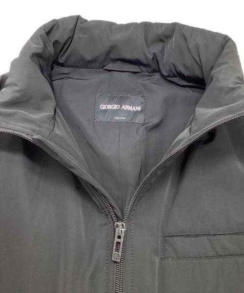 GIORGIO ARMANI（ジョルジョアルマーニ）GIORGIO ARMANI (ジョルジョアルマーニ) 中綿ジャケット ブラック サイズ:50の古着・服飾アイテム