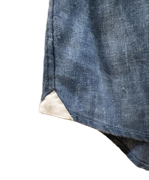 giannetto（ジャンネット）giannetto (ジャンネット) リネンタイダイシャツ ネイビー サイズ:Sの古着・服飾アイテム