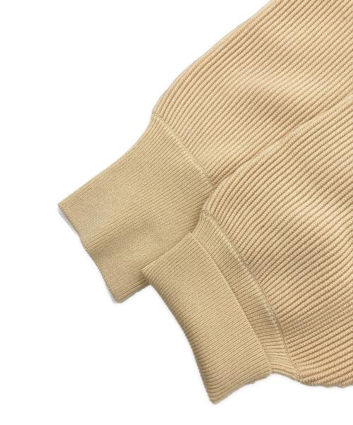 CLANE（クラネ）CLANE (クラネ) CURVE SLEEVE KNIT CARDIGAN イエロー サイズ:Mの古着・服飾アイテム