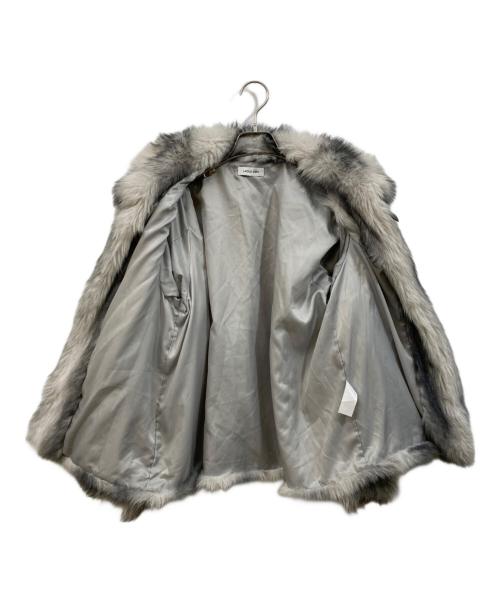 LAGUA GEM（ラグアジェム）LAGUA GEM (ラグアジェム) FAUX ファーコート グレー サイズ:Sの古着・服飾アイテム