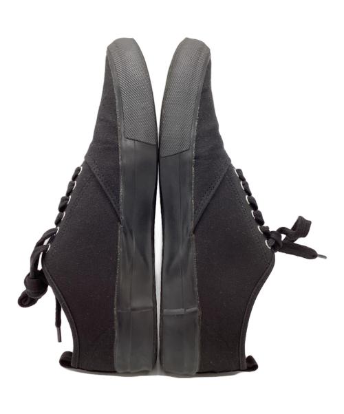 COMME des GARCONS HOMME（コムデギャルソン オム）COMME des GARCONS HOMME (コムデギャルソン オム) ブラックキャンバススニーカー ブラック サイズ:26の古着・服飾アイテム