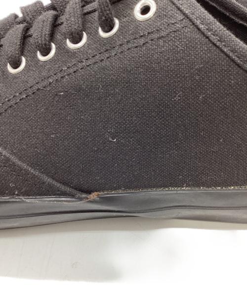 COMME des GARCONS HOMME（コムデギャルソン オム）COMME des GARCONS HOMME (コムデギャルソン オム) ブラックキャンバススニーカー ブラック サイズ:26の古着・服飾アイテム