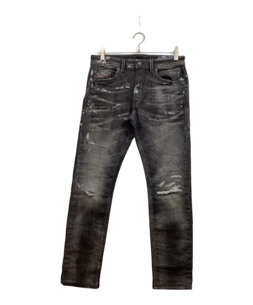 DIESEL（ディーゼル）DIESEL (ディーゼル) THOMMER JOGG JEANS ブラック サイズ:78.5cm (W31)の古着・服飾アイテム