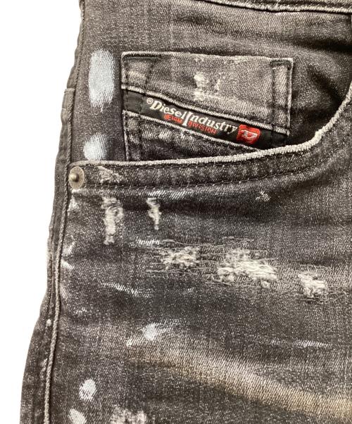 DIESEL（ディーゼル）DIESEL (ディーゼル) THOMMER JOGG JEANS ブラック サイズ:78.5cm (W31)の古着・服飾アイテム