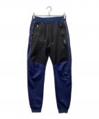 COACHコーチ）の古着「BIKER PANTS WITH COACH PATCH」｜ブルー×ブラック