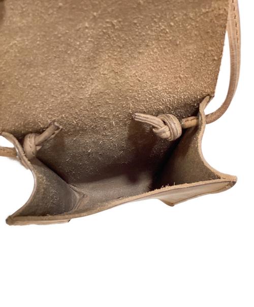 SLOW&CO（スロウアンドコー）SLOW&CO (スロウアンドコー) レザーショルダーバッグ ブラウンの古着・服飾アイテム