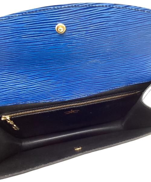 LOUIS VUITTON（ルイ ヴィトン）LOUIS VUITTON (ルイ ヴィトン) クラッチバッグ ブルーの古着・服飾アイテム