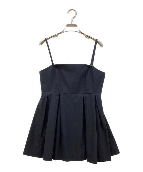 UNITED ARROWS（ユナイテッドアローズ）UNITED ARROWS (ユナイテッドアローズ) ドット ジャガード ビスチェ ネイビー サイズ:38の古着・服飾アイテム