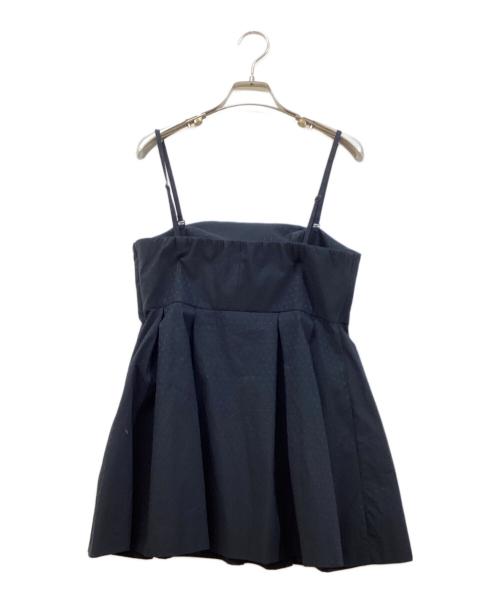 UNITED ARROWS（ユナイテッドアローズ）UNITED ARROWS (ユナイテッドアローズ) ドット ジャガード ビスチェ ネイビー サイズ:38の古着・服飾アイテム