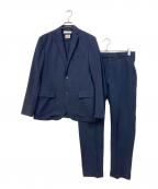 BEAUTY&YOUTHビューティーアンドユース）の古着「ドライ シアサッカー 2B ジャケット セットアップ」｜ネイビー