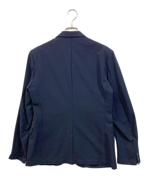 BEAUTY&YOUTH（ビューティーアンドユース）BEAUTY&YOUTH (ビューティーアンドユース) ドライ シアサッカー 2B ジャケット セットアップ ネイビー サイズ:SIZE Mの古着・服飾アイテム