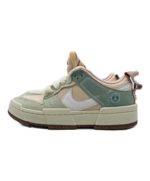 NIKE（ナイキ）NIKE (ナイキ) WMNS DUNK LOW DISRUPT 'DANDY DANDELIONS' / PEARL WHITE SEA GLASS SEAFOAM マルチカラー サイズ:24.5cmの古着・服飾アイテム