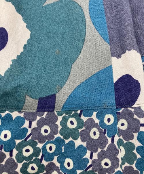 marimekko（マリメッコ）marimekko (マリメッコ) 花柄ワンピース ネイビー サイズ:34の古着・服飾アイテム
