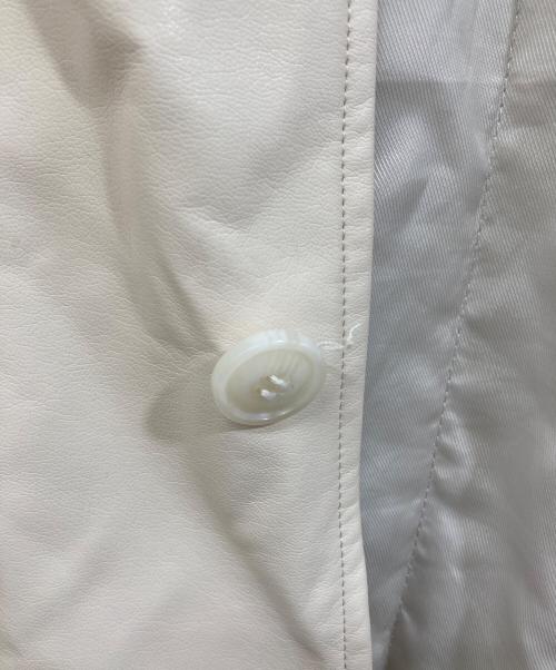 MAISON SPECIAL（メゾンスペシャル）MAISON SPECIAL (メゾンスペシャル) フェイクレザージャケット ベージュ サイズ:Mの古着・服飾アイテム