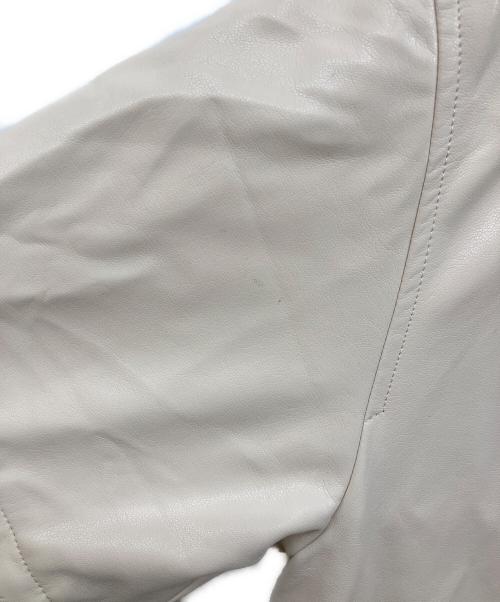 MAISON SPECIAL（メゾンスペシャル）MAISON SPECIAL (メゾンスペシャル) フェイクレザージャケット ベージュ サイズ:Mの古着・服飾アイテム