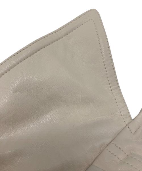 MAISON SPECIAL（メゾンスペシャル）MAISON SPECIAL (メゾンスペシャル) フェイクレザージャケット ベージュ サイズ:Mの古着・服飾アイテム