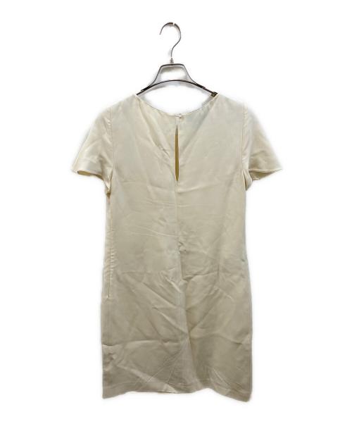 PRADA（プラダ）PRADA (プラダ) 半袖ワンピース アイボリー サイズ:40の古着・服飾アイテム