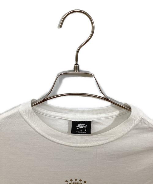 stussy（ステューシー）stussy (ステューシー) CrownBoxy Tシャツ ホワイト サイズ:Ｓの古着・服飾アイテム
