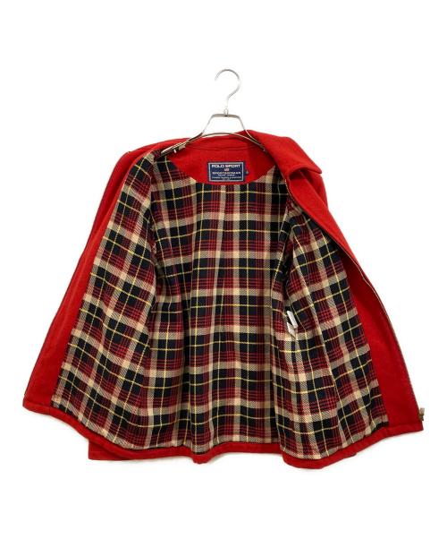 POLO SPORT（ポロスポーツ）POLO SPORT (ポロスポーツ) ウールスイングトップ レッド サイズ:SIZE 9の古着・服飾アイテム