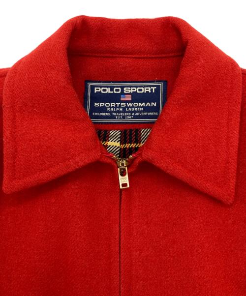 POLO SPORT（ポロスポーツ）POLO SPORT (ポロスポーツ) ウールスイングトップ レッド サイズ:SIZE 9の古着・服飾アイテム