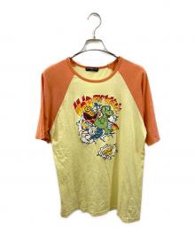 HYSTERIC MINI（ヒステリックミニ）の古着「ラグランTシャツ」｜イエロー