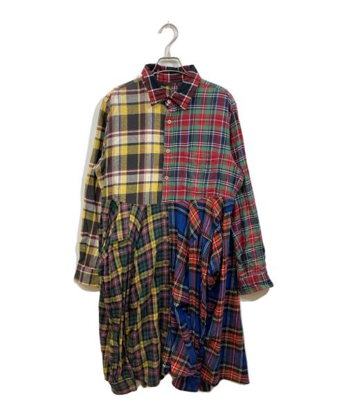 tomoki yurita（トモキユリタ）tomoki yurita (トモキユリタ) リメイクワンピース マルチカラー サイズ:FREEの古着・服飾アイテム