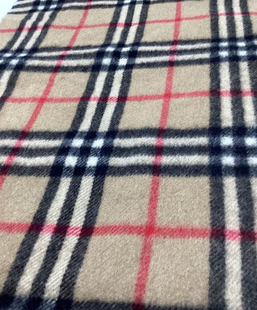Burberry's（バーバリー）Burberry's (バーバリーズ) ノバチェックカシミヤストール ベージュの古着・服飾アイテム