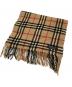Burberry's（バーバリーズ）の古着「ノバチェックカシミヤストール」｜ベージュ