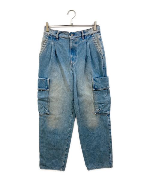 RED VALENTINO（レッドヴァレンティノ）RED VALENTINO (レッドヴァレンティノ) カーゴデニムパンツ インディゴ サイズ:Lの古着・服飾アイテム