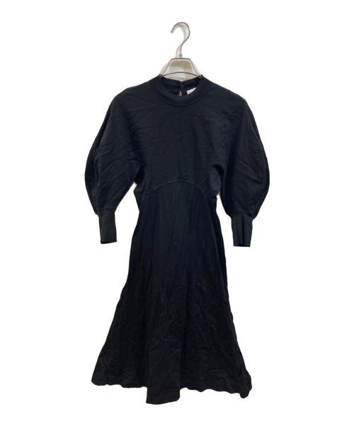 Mame Kurogouchi（マメクロゴウチ）Mame Kurogouchi (マメクロゴウチ) クラシックコットンドレス ブラック サイズ:1の古着・服飾アイテム