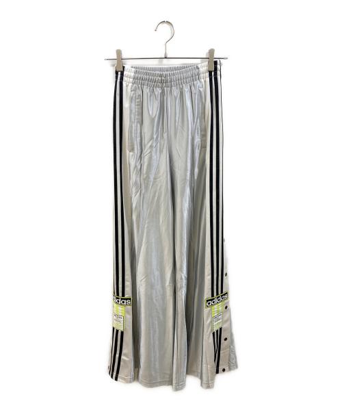 adidas（アディダス）adidas (アディダス) Adileniumオーバーサイズ アディブレイクパンツ シルバー サイズ:Sの古着・服飾アイテム