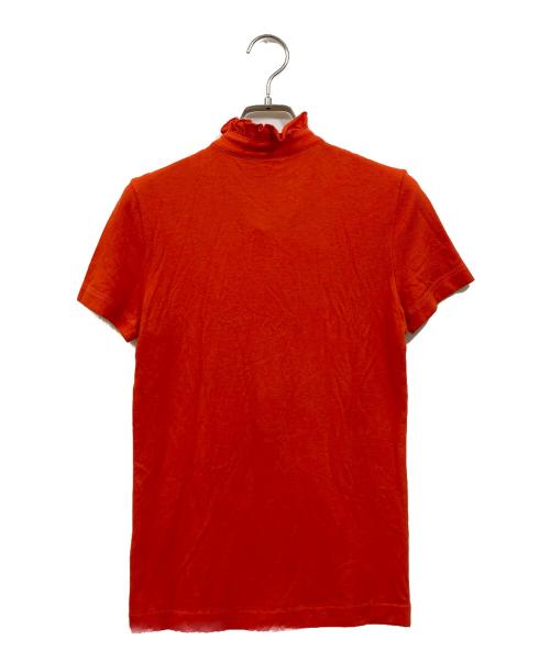 TORY BURCH（トリーバーチ）TORY BURCH (トリーバーチ) 金ボタンポロシャツ オレンジ サイズ:XSの古着・服飾アイテム