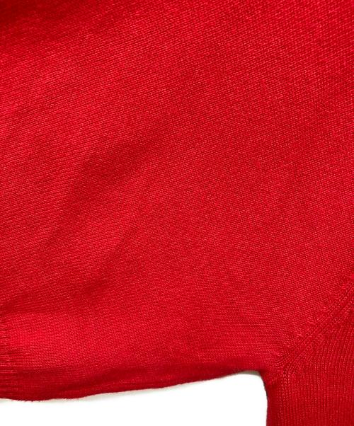 SUPREME（シュプリーム）SUPREME (シュプリーム) plaid knit polo レッド サイズ:Mの古着・服飾アイテム