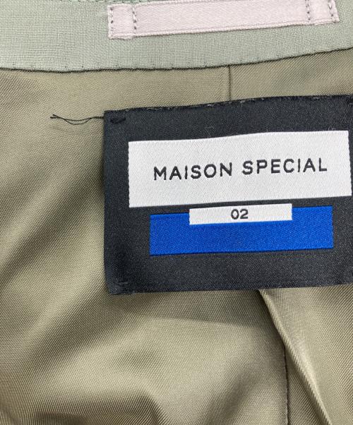 MAISON SPECIAL（メゾンスペシャル）MAISON SPECIAL (メゾンスペシャル) テーラードジャケット グリーン サイズ:02の古着・服飾アイテム